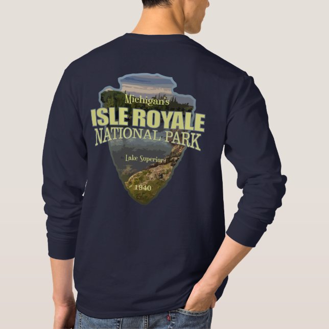 Camiseta Isle Royale (seta) (Verso)
