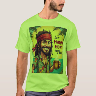 Camiseta isn't hapy hour any time johnney depp