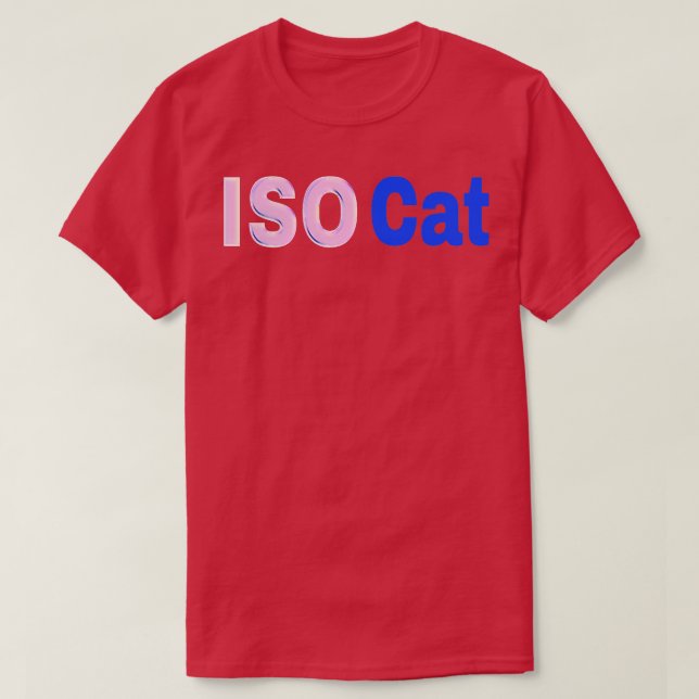 Camiseta ISO Cat Front TSirt (Frente do Design)