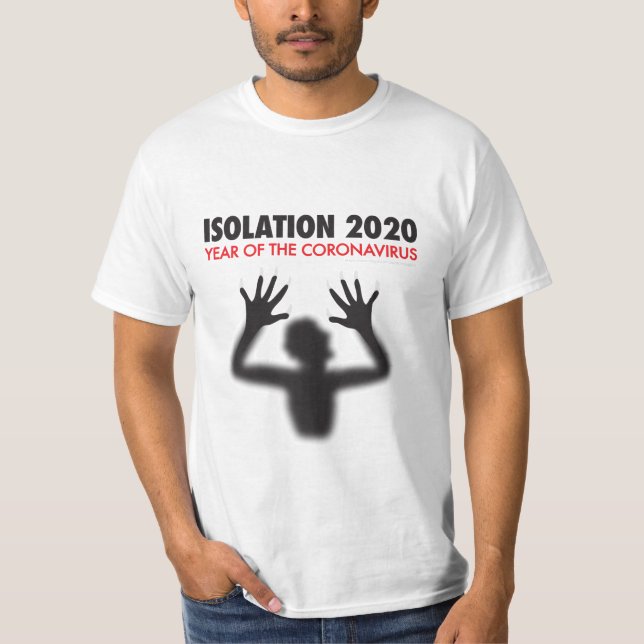 CAMISETA ISOLAMENTO 2020 - ANO DA CORONAVÍRUS (Frente)