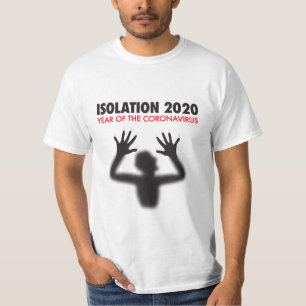 CAMISETA ISOLAMENTO 2020 - ANO DO CORONAVÍRUS