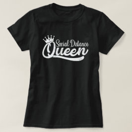 Camiseta Isolamento da Rainha à Distância Social Introduzid