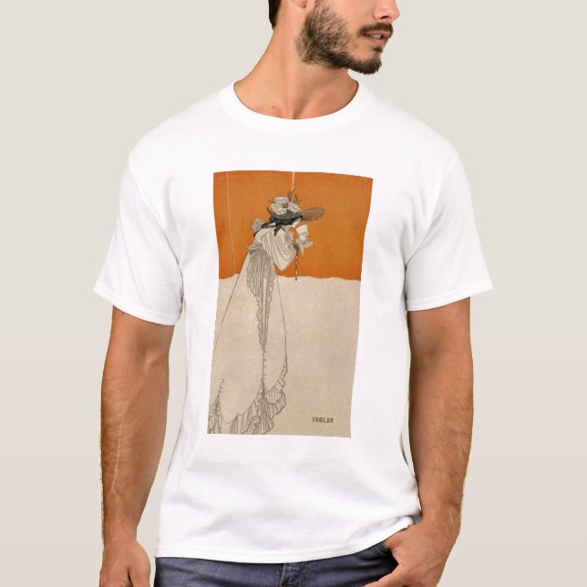 Camiseta Isolde, ilustração "do estúdio", 1895 (lith (Frente)