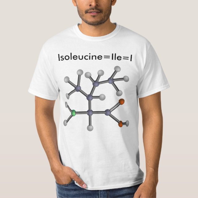 Camiseta Isoleucine (ácido aminado) (Frente)