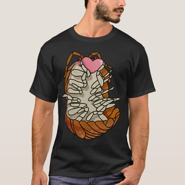 Camiseta Isopod Love - Orange Vigor (Frente)
