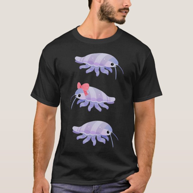 Camiseta Isópode gigante fita (Frente)