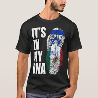 Camiseta Israel E A Bandeira Do DNA Do Patrimônio Misturado