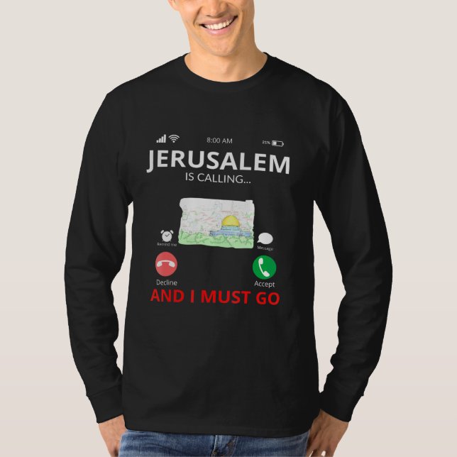 Camiseta Israel Jerusalém (Frente)