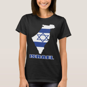 Camiseta Israel Mapa Sinalizador Jerusalém Judeu Tel Aviv H