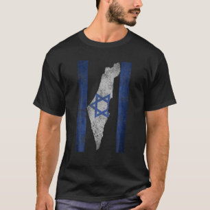 Camiseta Israel mapeia judeus Viagem do judeu orgulhosos pr