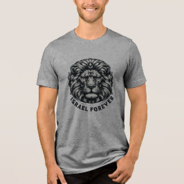 Camiseta Israel para sempre. Leão da Judeia. 