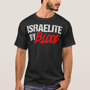 Camiseta Israelita Engraçado por Fé Judaica Sanguínea po