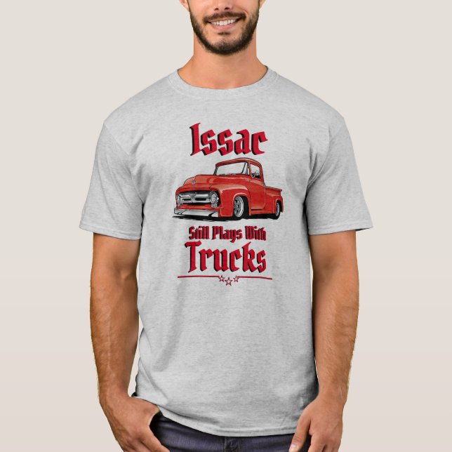 Camiseta Issac Ainda Joga Com Caminhões (Frente)