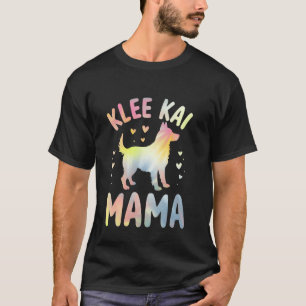 Camiseta Isso diz Klee Kai Mama - Design Pastel Amante de C