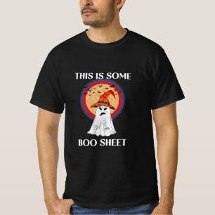 Camiseta Isso É Alguma Folha de Boo Dia das Bruxas Fantasma