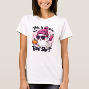 Camiseta Isso É Alguma Folha de Boo Feminina Fantasma Fofo