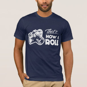 Camiseta Isso é como eu rolo a câmera do vintage