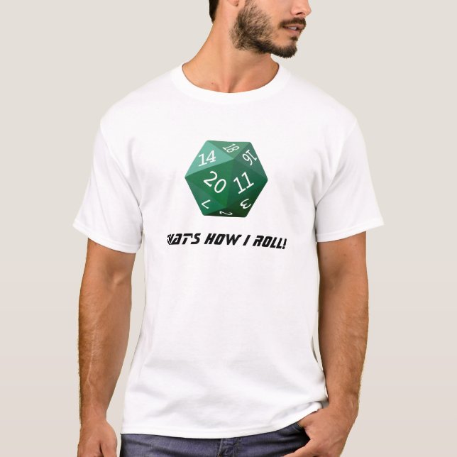 CAMISETA ISSO É COMO EU ROLO - BRANCO (Frente)