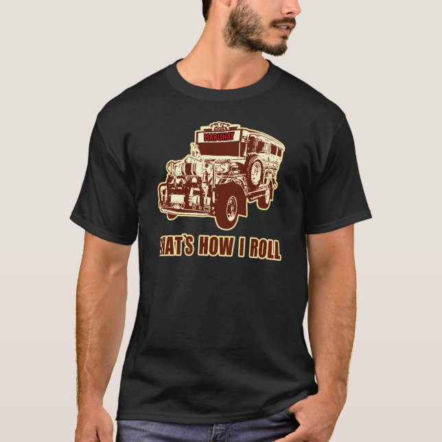 Camiseta Isso é como eu rolo Jeepney (Frente)
