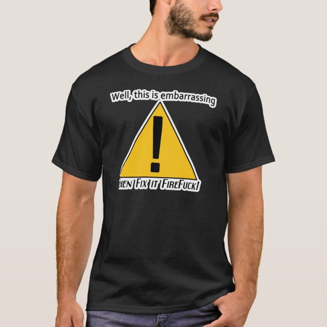 Camiseta Isso é embaraçoso (Frente)
