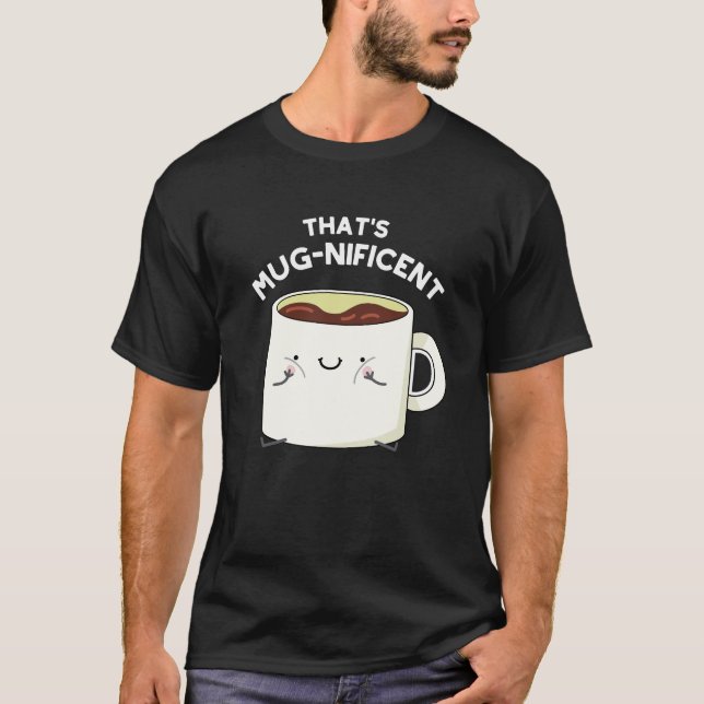 Camiseta Isso é muito engraçado, café café mugnamente escur (Frente)