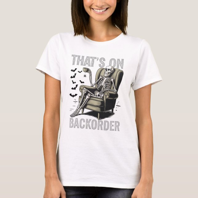 Camiseta Isso é no esqueleto técnico da Ckorder Pharmacy qu (Frente)