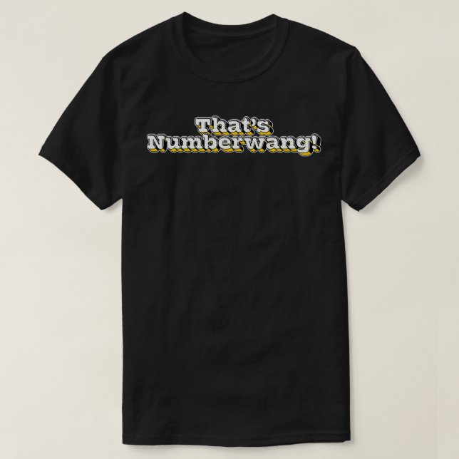 Camiseta Isso é Numerwang (Frente do Design)