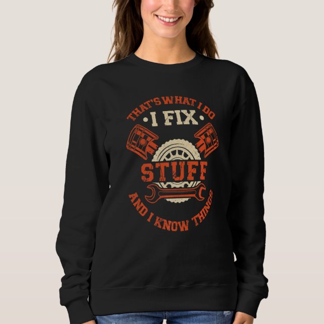 Camiseta Isso É O Que Eu Faço Eu Conserto Coisas E Eu Sei C (Frente)