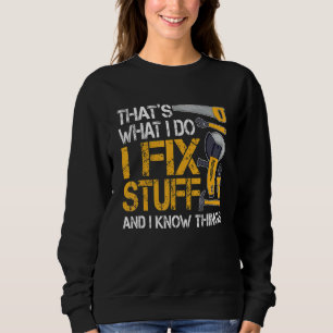 Camiseta Isso É O Que Eu Faço Eu Conserto Coisas E Eu Sei C