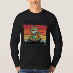 Camiseta Isso é o que eu faço eu fumo eu fico relaxado e eu