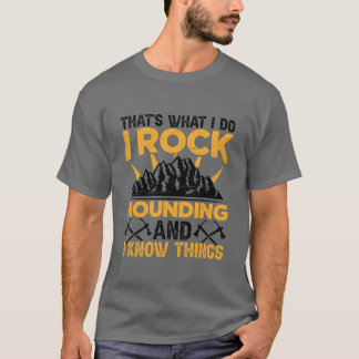 Camiseta Isso é o que eu faço Eu sou da família da Geologia