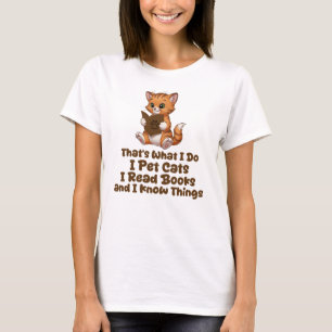 Camiseta Isso É O Que Eu Faço, Gata Livresca