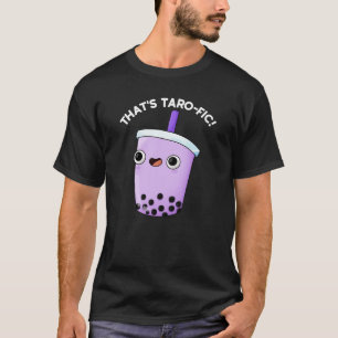 Camiseta Isso é Taroffic Funny Boba Tea Pun Dark BG