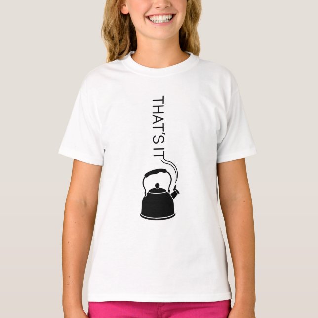 Camiseta Isso é texto transmitido de chaleira (Frente)