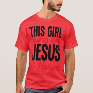 Camiseta Isso Funciona Com Jesus E Cavalos Exposição De Cav