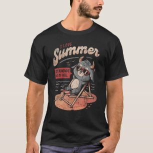 Camiseta Isso Me Lembra Do Inferno Vintage Que Eu Amo Summe