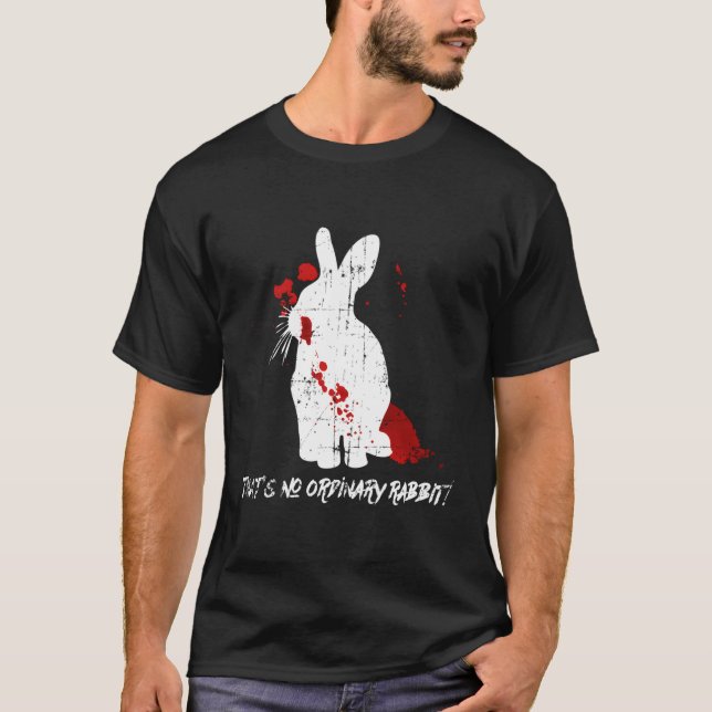 Camiseta Isso Não É Um Coelho Comum Píton Morte Coelho (Frente)
