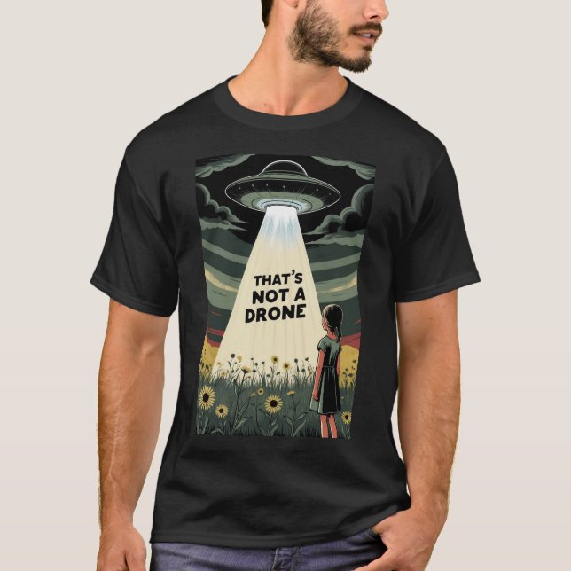 Camiseta Isso não é um drone - Design 2 (Frente)