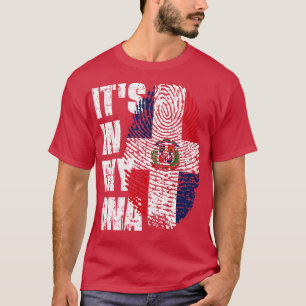 Camiseta ISSO NO MEU DNA, Garota Dominicana da República Do