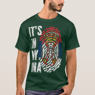 Camiseta ISSO NO MEU DNA, Sérvia Sinalizam Homens Mulheres 