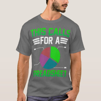 Camiseta Isso Requer Uma Contabilidade De Mesa De Trabalho