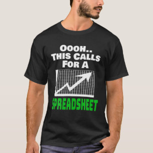 Camiseta Isso Requer Uma Mãe De Contador De Planilha De Co