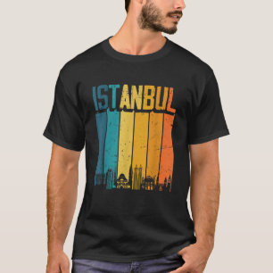 Camiseta Istambul Turquia Retro Vintage Sunset Skyline Ista