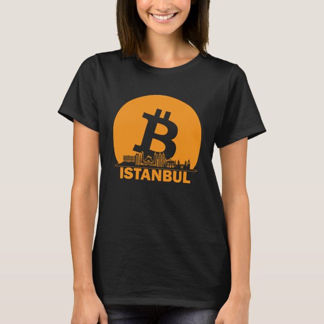 Camiseta Istanbul Bitcoin Maximalist  Bitcoin Istanbul Skyl (Frente)