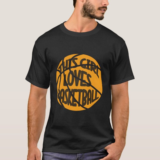 Camiseta Isto ama basquete (Frente)
