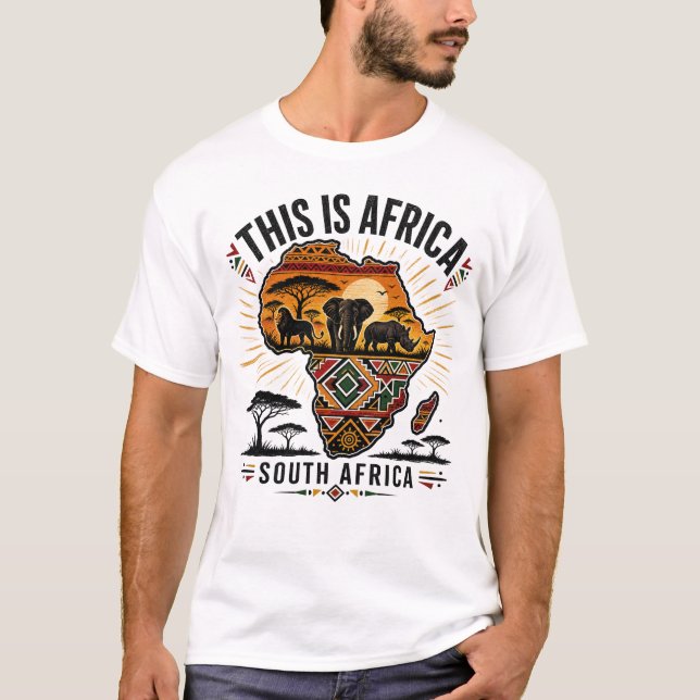 Camiseta Isto é a África (Frente)