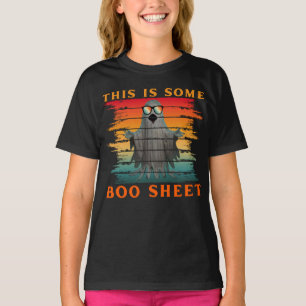 Camiseta Isto é alguma folha de boo divertida fantasma de h