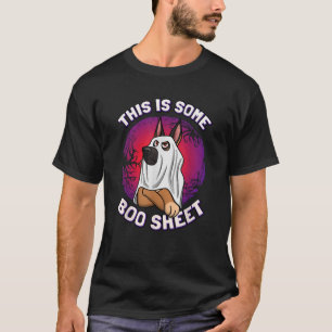 Camiseta Isto é alguma folha de boo edição pastor alemão