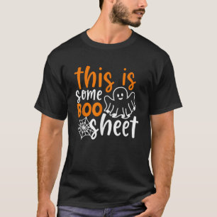 Camiseta Isto É Alguma Folha de Boo Engraçada Fantasma de H