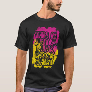 Camiseta Isto É Apenas Um Punk Rock Design Music Rock 2